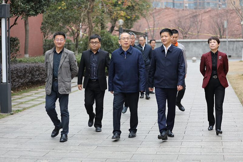 省人力资源和社会保障厅副厅长廖跃贵一行来米兰买球调研