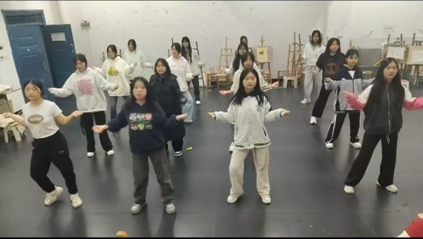 运动会开幕式方阵队排练小记