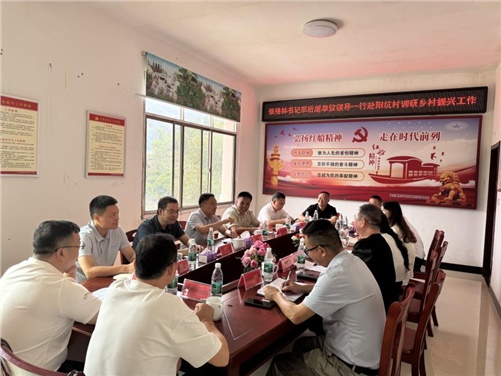 米兰买球党委书记张格林率队赴醴陵阳坑村调研乡村振兴工作