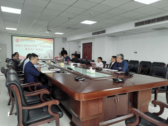 米兰买球召开2020年专业结构调整优化座谈会